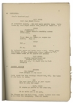 Moe Howard's 30pp. Script Dated March 1936 for The Three Stooges Film ''Half-Shot Shooters'' -- Chipping to Margins, Very Good Condition